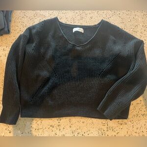 Abercrombie & Fitch Black Knit Pullover